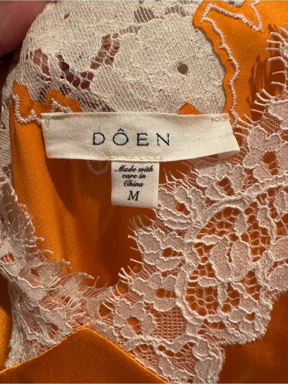 DOEN Fiona Dress in Tangerine - Picture 9 of 11